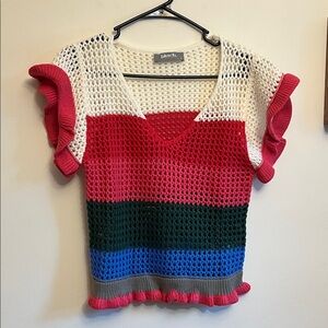 Multicolor Crochet Top